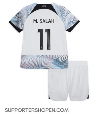 Liverpool Mohamed Salah #11 Bortatröja Barn 2022-23 Kortärmad (+ korta byxor)